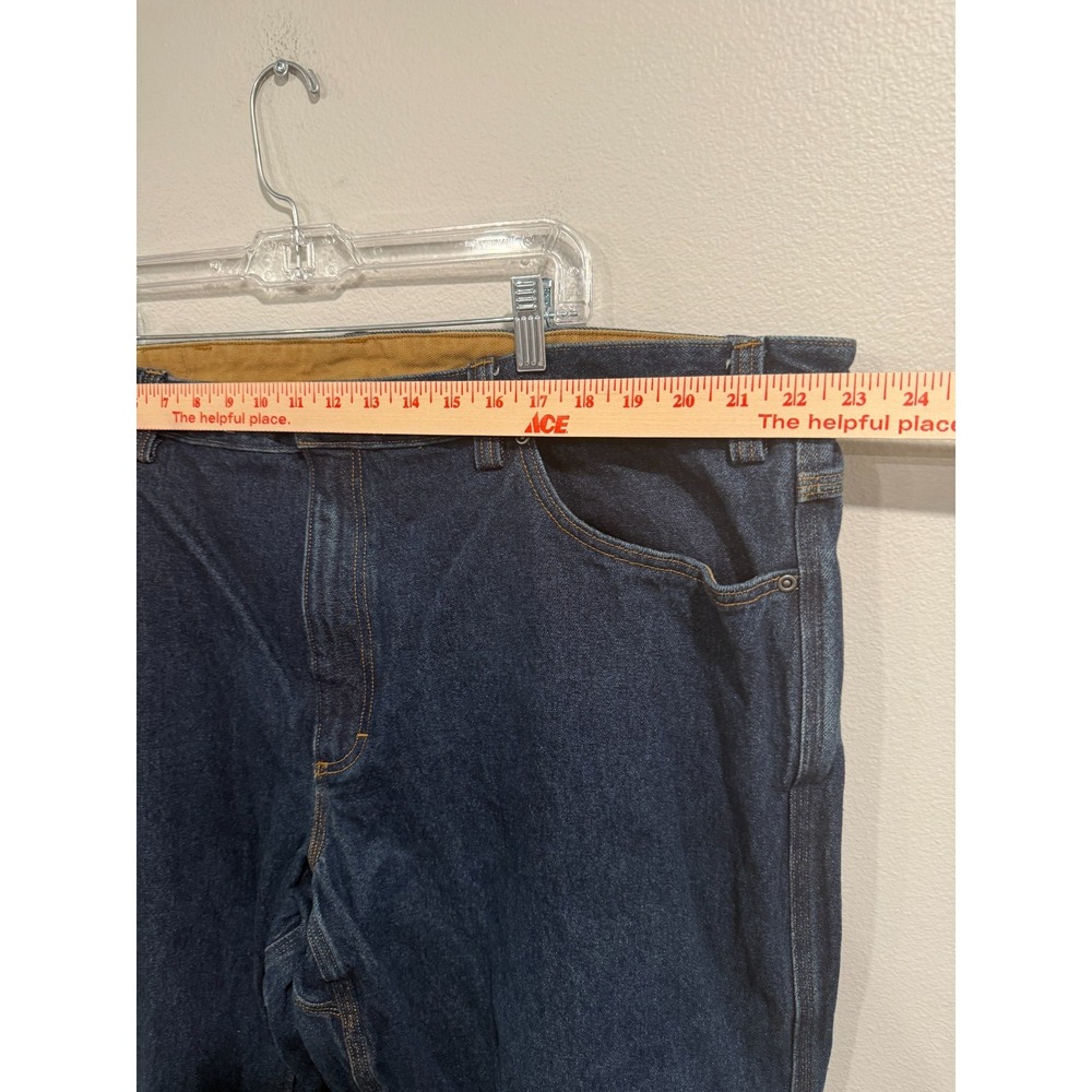 Duluth Trading‎ Co. Straight Jeans Men's 46 X 28 Blue Denim High-Rise Dark Wash - Picture 8 of 11